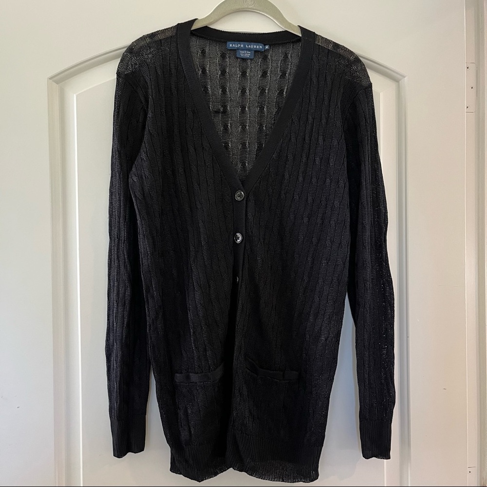 Ralph Lauren Black Cárdigan